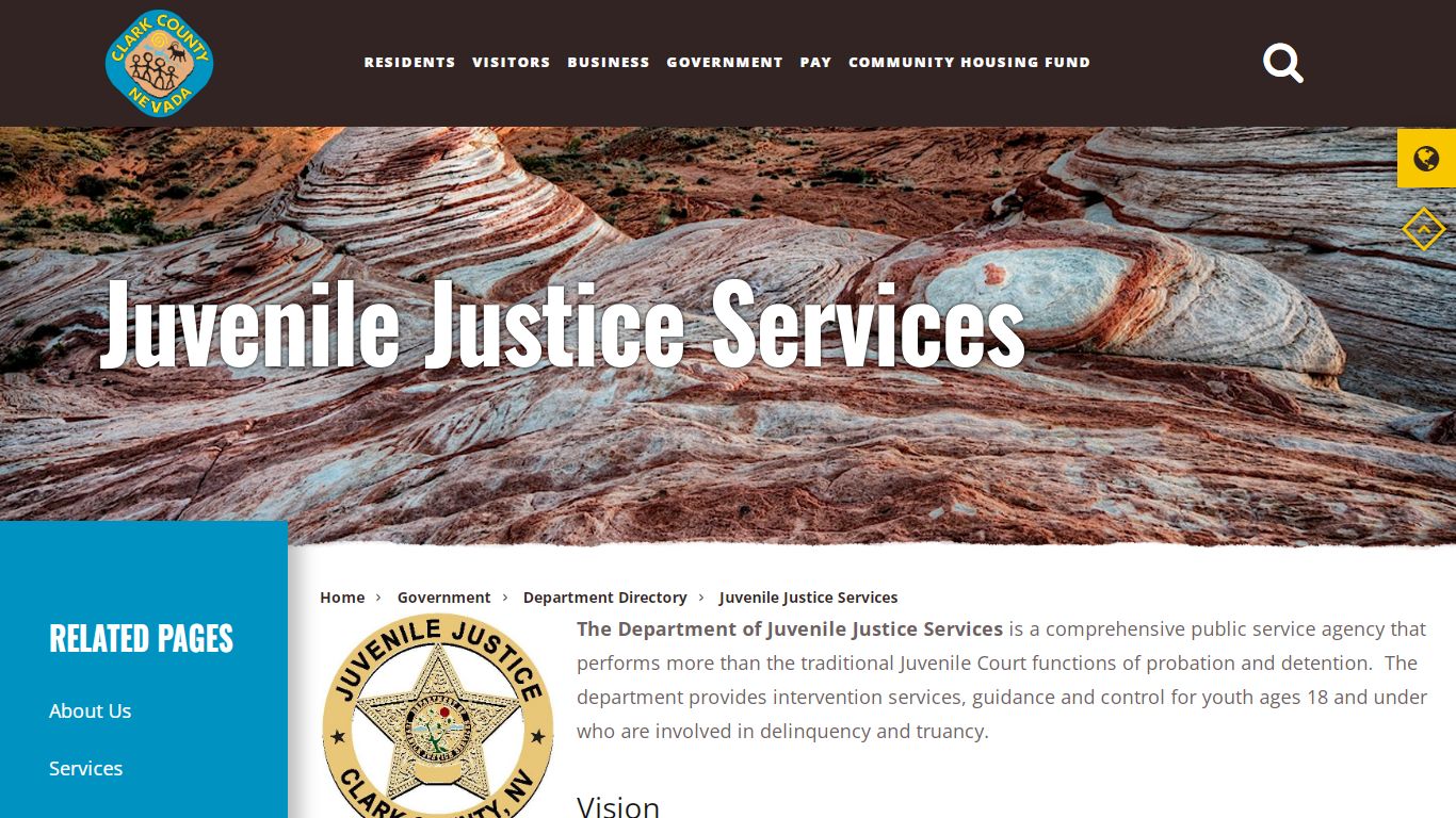 Juvenile Justice Services - Clark County, Nevada